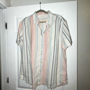 Men’s Casual Linen Button Down